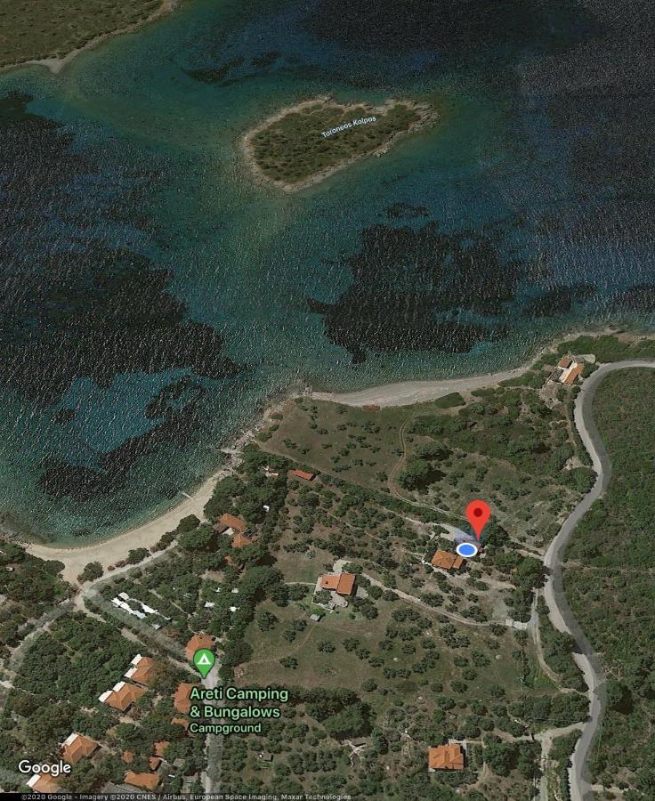 Hidden Gem Sithonia Villa Metochi Agias Kiriakis Eksteriør bilde